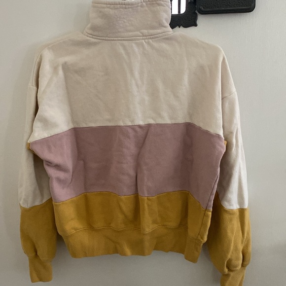 Universal Thread womens quarter zip block color sweatshirt size XS - Picture 2 of 4